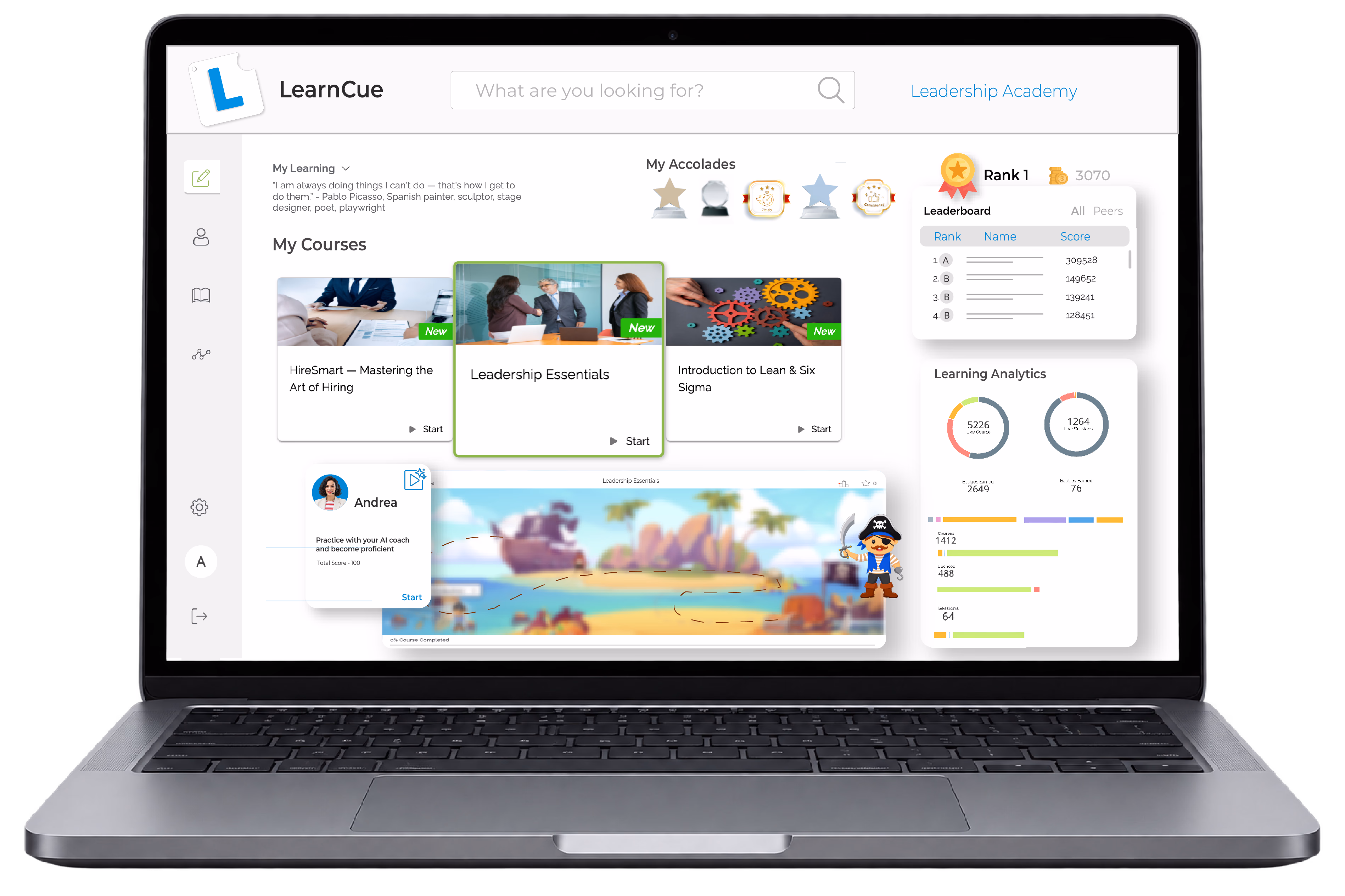 LearnCue Dashboard